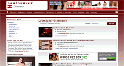 Desktop Screenshot of laufhaeuser.at